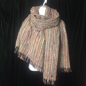 Express scarf multi-color woven NWT